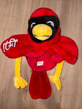 St. Louis Cardinals SGA Plush Embroidered Logo Red Bird Hat 4/21/24 Fredbird